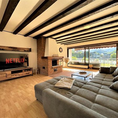 Apartament Traumaussicht Kamin Balkon Burgblick 65 Zoll Tv Netflix Sky Joyn Lindenplatz Bullay Zewnętrze zdjęcie