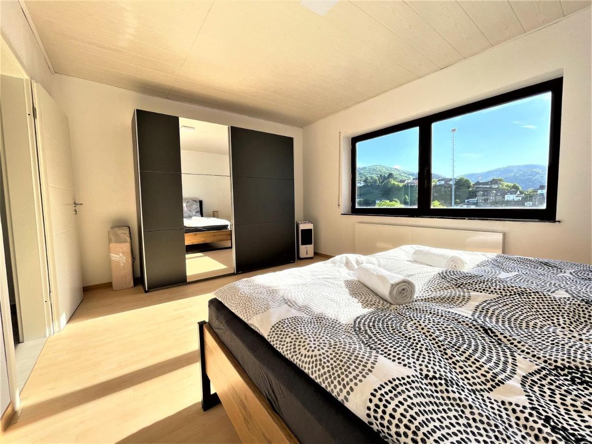 Apartament Traumaussicht Kamin Balkon Burgblick 65 Zoll Tv Netflix Sky Joyn Lindenplatz Bullay Zewnętrze zdjęcie