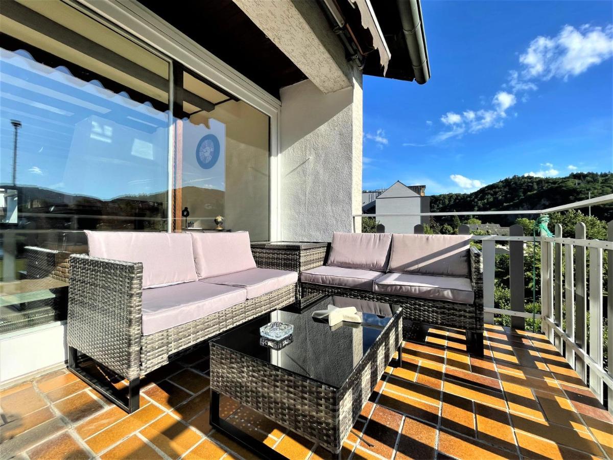 Apartament Traumaussicht Kamin Balkon Burgblick 65 Zoll Tv Netflix Sky Joyn Lindenplatz Bullay Zewnętrze zdjęcie